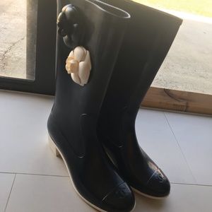Chanel Size 39 Rain Boots